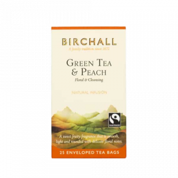 Birchall Green Tea Peach 25 Tea Bags