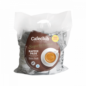 Caféclub Supercreme Extra Dark Roast economy bag coffee pods/pads