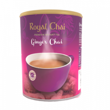 Royal Chai Ginger Chai Latte (unsweetened) tin 400g.