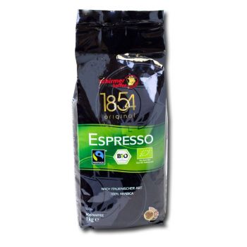 Schirmer Bio Fair trade Espresso coffee beans Best Before end 10 2024