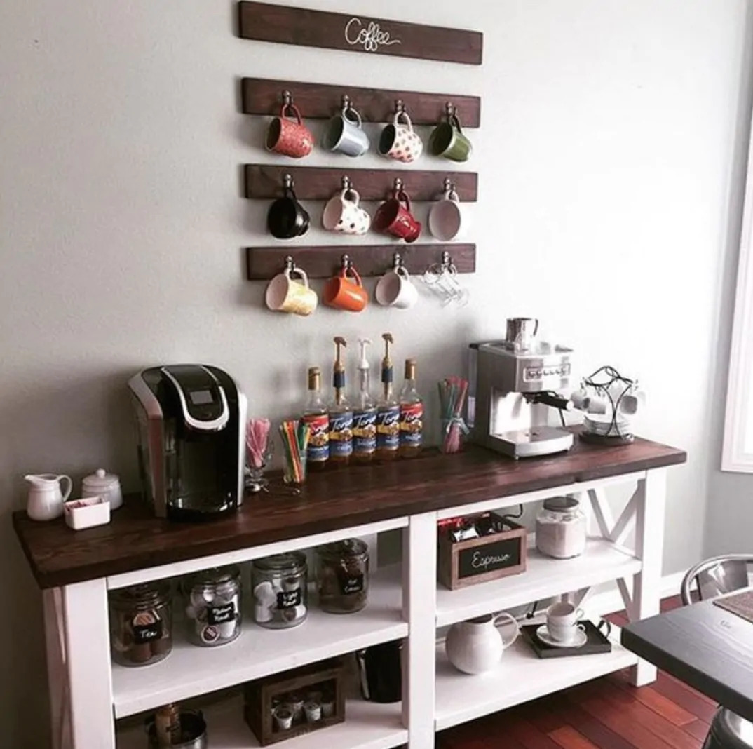 Make Your Own Coffee and Wine Bar